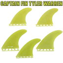 CAPTAIN FIN/LvetB TW TYLER WARREN/^C[EH[ 5FIN GLASS YELLOW TRI-QUAD ST FUTURES/t[`[YtB gCNbh5{Zbg T[t{[hptB [ԕiAyуLZs]