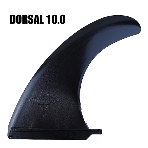 DORSAL/ドーサル CLASSIC TEMPLATE CENTER SINGLE FIN BLACK 10.0 GF LONGBOARD SUP ミッドレングス/ロングボードフィン/シングルフィン/ボックスフィン/センターフィン/サーフボード用フィン