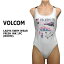 値下げしました!VOLCOM/ボルコム 新作レディース FRESH INK 1PC WHITE 女性用 水着
