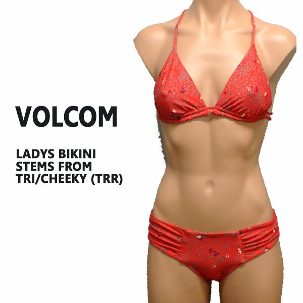 値下げしました！VOLCOM/ボルコム 新作レディース BIKINI STEMS FROM TRI/CHEEKY TRR 女性用 水着 ビキニ