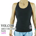 VOLCOM/ボルコム 新作レディース タンクラッシュガード SIMPLY CORE TANKINI BLK 女性用 水着 1612001 [返品、交換及びキャンセル不可] 2