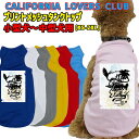 ワンちゃん用【CALFORUNIA LOVERS CLUB】オリジナル メッシュタンクトップ! 犬服 超小型犬~中型犬 XS~2XL 7色展開 WANS PRINT/ワンズプリント メール便送料無料 【返品、交換、キャンセル不可】