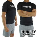 楽天サーフィンワールド楽天市場店HURLEY/ハーレー メンズ 半袖ラッシュガード OAO QUICKDRY RASHGUARD SS UPF50+ 速乾性 男性用 定番モデル UVカット メール便対応 [返品、交換及びキャンセル不可]