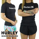 ԌZ[IHURLEY/n[[ fB[X  OAO SOLID SS RASHGUARD BLACK n[[ p bVK[h [֑ 1080[ԕiAyуLZs]