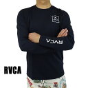 RVCA/ルーカ メンズ長袖 サーフTシャツ ラッシュガード RVCA SURF SHIRT L/S BLACK UVA/UVB 男性用水着 UVカット SURFSHIRT/RASHGUARD AVYWR00117クリックポスト対応