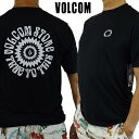 VOLCOM/ボルコム ヴォルコム メンズ半袖 サーフTシャツ ラッシュガード FAULTER S/S BLACK UPF 男性用水着 UVカット SURFSHIRT/RASHGUARD A9112301クリックポスト対応