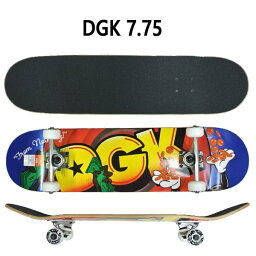 値下げしました！DGK/ディージーケー コンプリートスケートボード/スケボー JACKPOT 7.75 COMPLETE SK8 [返品、交換及びキャンセル不可]