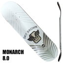 値下げしました！MONARCH PROJECT/モナークプロジェクト SKY HORUS SILVER 8.0x31.6 DECK スカイブラウン シグネーチャーモデル SK8 スケートボード/スケボーデッキ SK8 返品 交換及びキャンセル不可