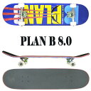 ԌZ[IPLAN B/vr[ Rv[gXP[g{[h/XP{[ JOSLIN TEAM OG 8.0x31.85 RED COMPLETE SK8 [ԕiAyуLZs]