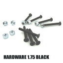 SW HARD WARE/ハードウェア PHILLIPS +プラス 1.75 インチ ボルト/ビス/ナット BLACK/SILVER スケートボード用パーツ ス...