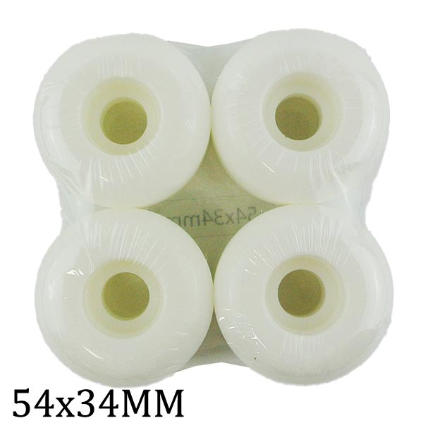 YOCAHER BLANC WHEEL 5434mm WHITE CONICAL ȥܡ WHEEL/ ܡ SK8 ˥륷[ʡ򴹵ڤӥ󥻥Բ]