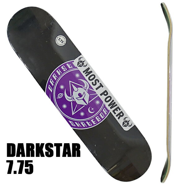 値下げしました！ダークスター スケートボード デッキ DARK STAR COSMIC RHM BLACK/BURGANDY 7.75 DECK スケボーSK8 返品 交換及びキャンセル不可