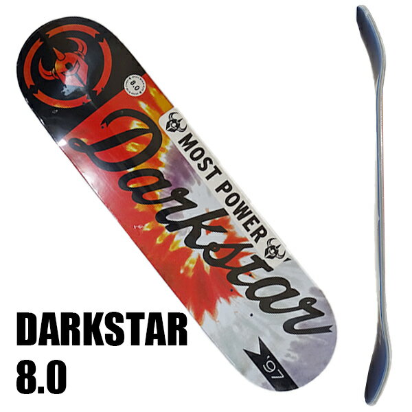 DARK STAR/ダークスター スケートボード デッキ CONTRA RHM ORANGE 8.0 DECK スケボーSK8 [返品、交換及びキャンセル不可]