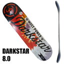 DARK STAR/ダークスター スケートボード デッキ CONTRA RHM ORANGE 8.0 DECK スケボーSK8 返品 交換及びキャンセル不可