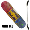 ガール スケートボード デッキ GIRL 93 TIL CARROLL 8.0 DECK スケボーSK8 MIKE CARROLL マイクキャロル GB...