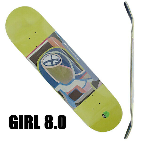  ȥܡ ǥå GIRL BAR GIRL BLUES SERIES MCCRANK 8.0 DECK ܡSK8 RICK MCCRANK åޥ GB4423[ʡ򴹵ڤӥ󥻥Բ]