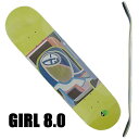 ガール スケートボード デッキ GIRL BAR GIRL BLUES SERIES MCCRANK 8.0 DECK スケボーSK8 RICK MCCRANK リ...