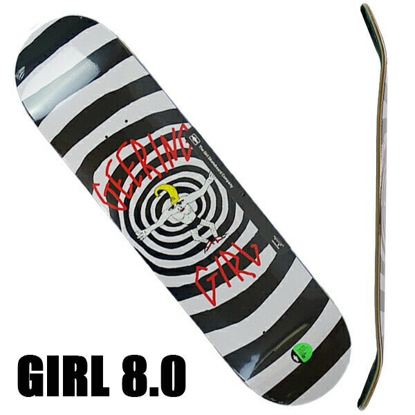  ȥܡ ǥå GIRL VERTIGIRL ONE OFF GEERING 8.0 DECK ܡSK8 BREANA GEERING ֥쥢  GB4424[ʡ򴹵ڤӥ󥻥Բ]