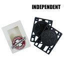 INDEPENDENT/インデペンデント GENUINE PARTS RISER PAD 1/4 BLACK 6mm ライザーパッド ハードタイプ スケボー S...