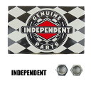 インデペンデント/INDEPENDENT GENUINE PARTS KINGPIN NUTS/キングピンナット SILVER 2個1セット スケートボード用パ...