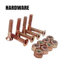SW HARD WARE/ハードウェア ALLEN 六角 1 インチ メタリックロゼ ボルト/ビス/ナット スケートボード用パーツ スケボーSK8 工具別売り ...