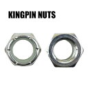 SW KINGPIN NUTS/キングピンナット メタリックシルバー 2個1セット スケートボード用パーツ スケボーSK8 工具別売り 2022[返品、交換及び...