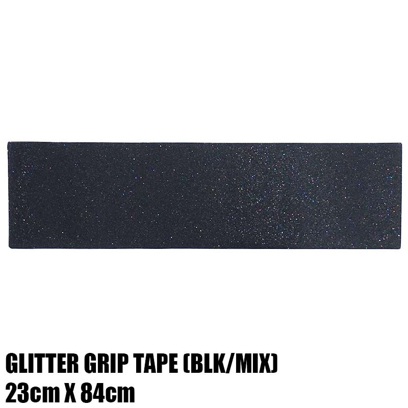 メール便 送料込み！GLITTER GRIP TAPE【BLACK/MIX】スケートボード用 グリップテープ 9x33 デッキテープ スケボー SK8 GRIP TAPE ［返品、交換及びキャンセル不可]