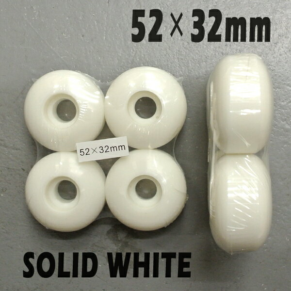 ͲޤYOCAHER BLANC WHEEL 5232mm SOLID WHITE ȥܡ WHEEL/ ܡ SK8