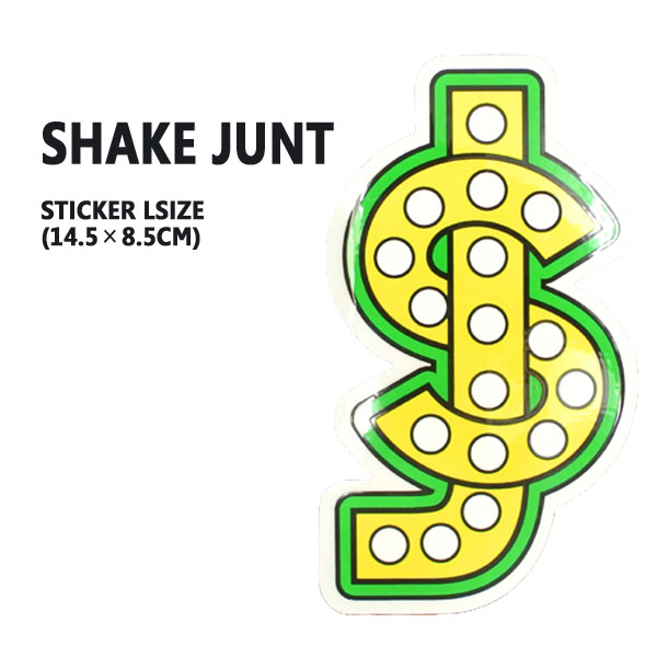 SHAKE JUNT/シェイクジャント Lサイズ STICKER/ステッカー シール スケボー
