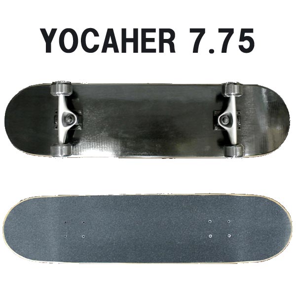 ͲޤYOCAHER ץ꡼ȥȥܡ/ܡ BLANK COMPLETE SKATEBOARD NATURAL BLACK 7.75 ܡ  SK8