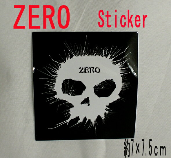 ZERO/ゼロ BLOWN INK STICKER/ステッカー シール スケボー