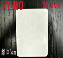 ZERO/[ HARDLUCK WHITE STICKER/XebJ[ V[ XP{[