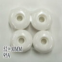 移転セール!在庫限り!SW WHITE WHEEL 52×30mm 95A スケートボード BLANC WHEEL/ウィール スケボー SK8 [返品、交換及び...