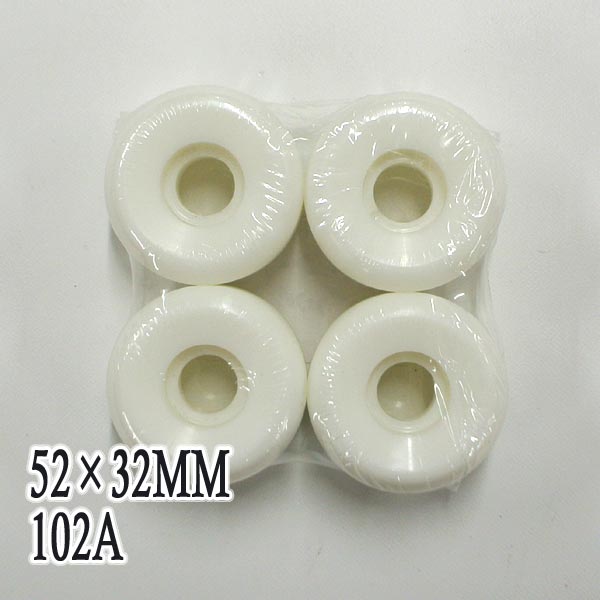 SW WHITE WHEEL 52×32mm 102A スケートボード BLANC CONICAL SHAPE WHEEL/ウィール スケボー SK8 [返品、交換及びキャンセル不可]