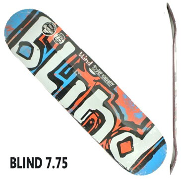 BLIND/ブラインド スケートボード デッキ WATER COLOR RHM RED/BLUE 7.75 DECK スケボーSK8