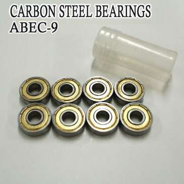 CARBON STEEL BEARING ABEC-9 BLANC/ブランク ベアリング スケートボードベアリング スケボー SK8 [返品、交換及びキャンセル不可]