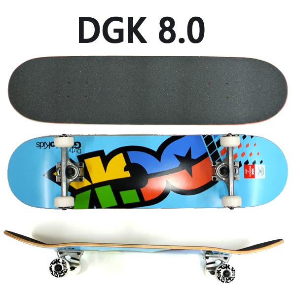 期間限定セール！DGK/ディージーケー コンプリートスケートボード/スケボー PROGRAM 8.0 COMPLETE SK8 [返品、交換及びキャンセル不可]