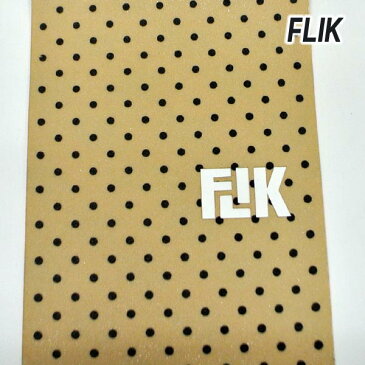 FLIK GRIP/フリックグリップ 9x33 POLKA DOTS BLACK/CLEAR グリップテープ/デッキテープ スケートボードデッキ用/DECK スケボーSK8 SKATEBOARD [返品、交換及びキャンセル不可]