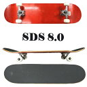l܂ISDS/GXfB[GX Rv[gXP[g{[h/XP{[ DYED RED 8.0 COMPLETE SK8 [ԕiAyуLZs]