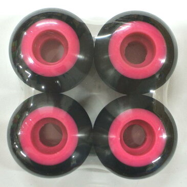 STEADFAST/ステッドファスト TWO TONE WHEEL 53mm BLACK/NEON PINK スケートボード WHEEL/ウィール スケボー SK8 [返品、交換及びキャンセル不可]