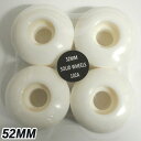 STEADFAST/ステッドファスト WHEEL 52mm WHITE スケートボード WHEEL/ウィール スケボー SK8 