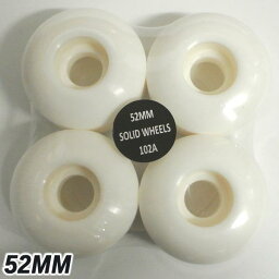 STEADFAST/ステッドファスト WHEEL 52mm WHITE スケートボード WHEEL/ウィール スケボー SK8 [返品、交換及びキャンセル不可]