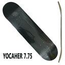 YOCAHER BLANK DECK STAINED BLACK 7.75 DECK SK8 XP[g{[h/XP{[fbL i` JG Jn[ [ԕiAyуLZs]