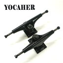 YOCAHER 6.0 SOLID BLACK TRUCK/トラック スケボーSK8 SKATEBOARD スケートボードトラック [返品、交換及びキャンセル不可]