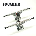 ԌZ[IYOCAHER 7.0 POLISHED SILVER TRUCK/gbN XP{[SK8 SKATEBOARD XP[g{[hgbN [ԕiAyуLZs]