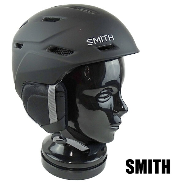 SMITH/スミスMISSIONSNOWHELMETSヘルメットMATTEBLACKFEATURINGKOROYDSNOWBOARDS22-23スノボ用大人用雪山[返品、交換及びキャンセル不可]