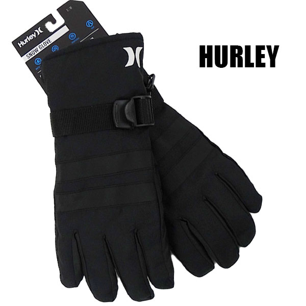 楽天サーフィンワールド楽天市場店値下げしました！ハーレー 男性用 スノボー グローブ HURLEY BLOCK PARTY SNOW GLOVE BLACK/BLACK MENS スノーグローブ スノーボード 22-23モデル [返品、交換及びキャンセル不可]