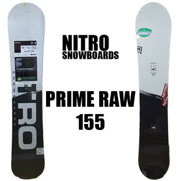 NITRO/ナイトロ PRIME RAW 155 SNOWBOARDS スノーボード 板 21-22モデル スノボ オールラウンド オールマウンテン[返品、交換及びキャンセル不可]