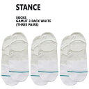 STANCE/X^X GAMUT 3 PACK WHITE SOCK 3Zbg AN\bNX jC Y \bNX