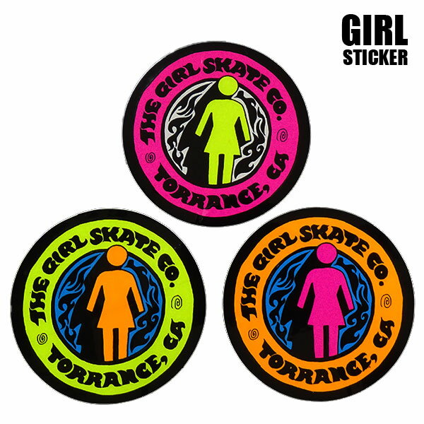  ƥå  GIRL OG LOGO NEONS STICKER C STICKER/ƥå 3COLOR[ʡ򴹵ڤӥ󥻥Բ]